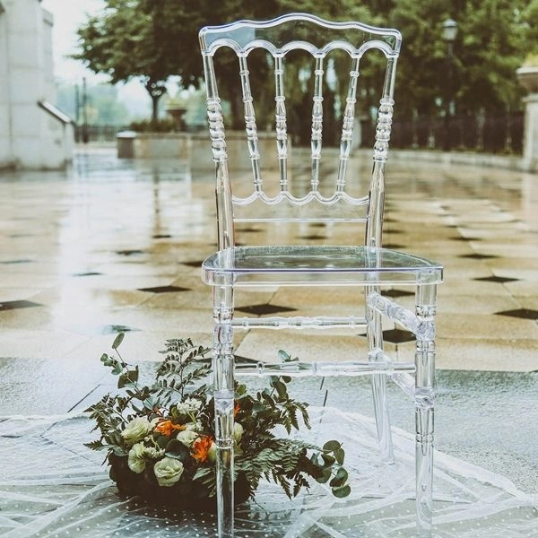 Wholesale Wedding Event Resin Clear Acrylic Transparent Napoleon Chairs