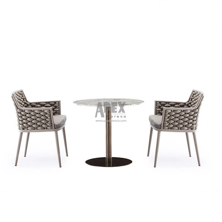 Modern Garden Terrace Casual Dining Room Table Chair Furniture Set