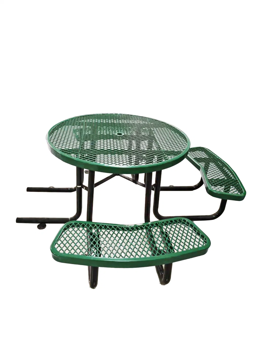 OEM High Quality Furniture 46&quot; Ada Outdoor Round Garden Expanded Picnic Dining Table and Chairs