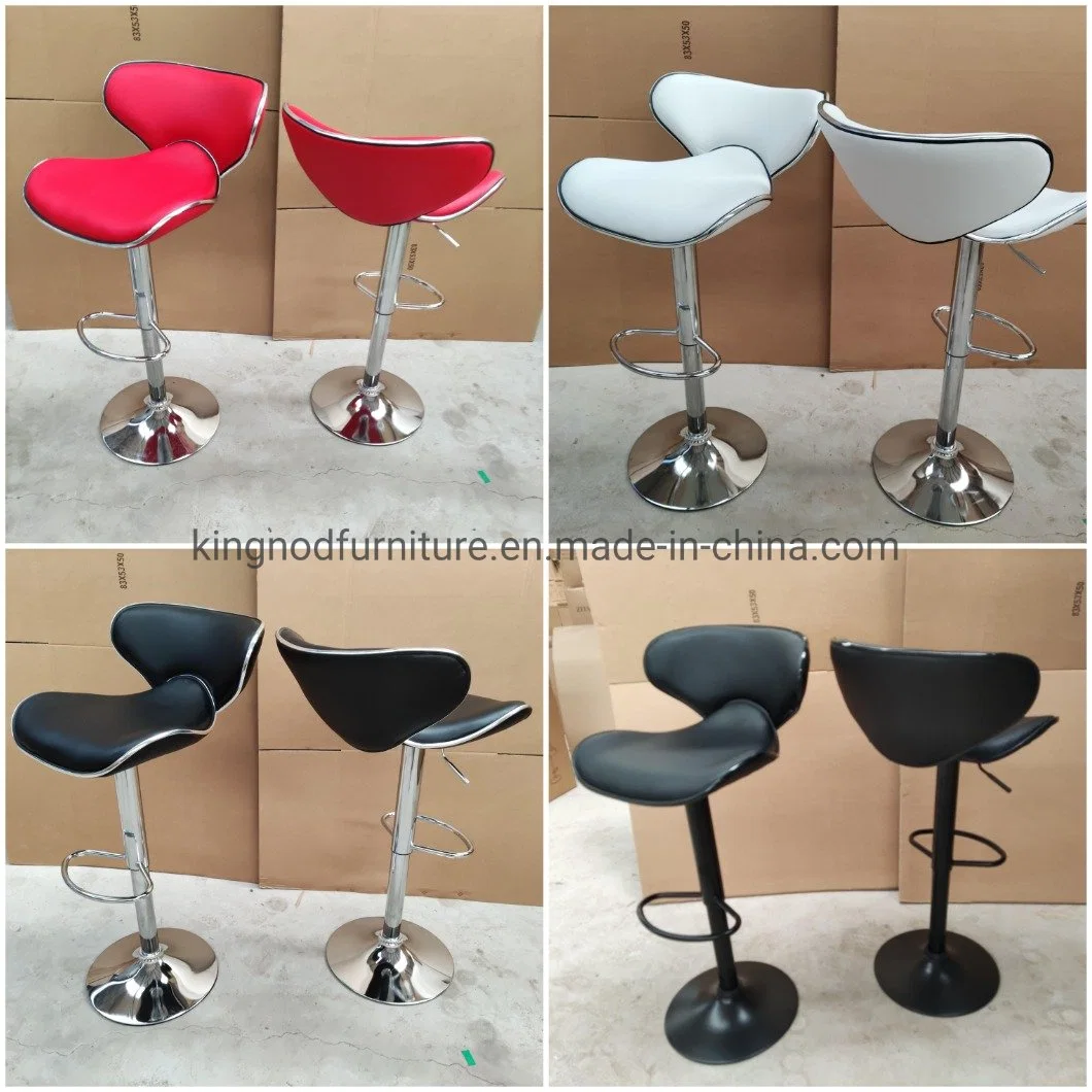 China Wholesale American Home Modern White/OEM Color Fabric/PU/Upholstery Swivel/Rotating/Lift Bar Chairs Price for Stool/Night Club Furniture/Kitchen