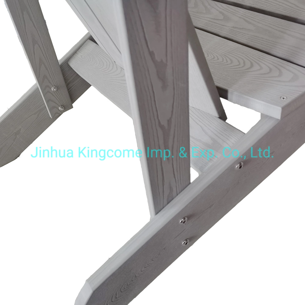 Outdoor Polystyrene/Plastic Wood Material Modern Design Adirondack Chair with New Design