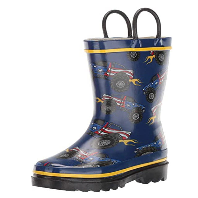 Unisex Baby Clear Clean Rainboots Cool Shoes Wellington Boots