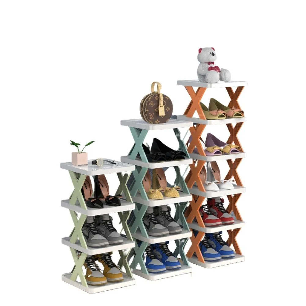 Shoe Rack Home Doorway Simple Shoes Storage Fantastic Space-Saving Layered Partition Internet Celebrity Multi-Layer Plastic Ci21306