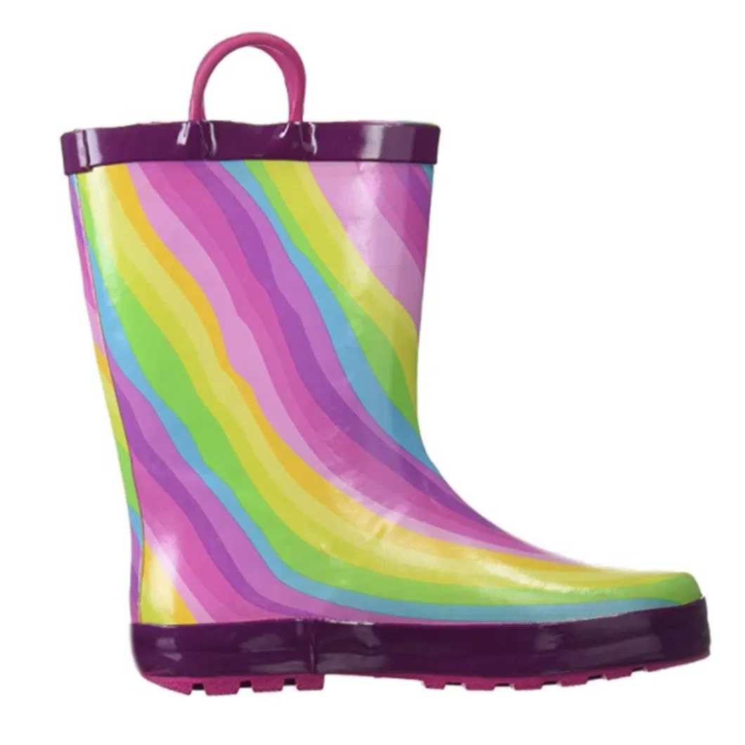 Waterproof High Quality Children Rubber Rain Boots Outdoor Footwear Shoes