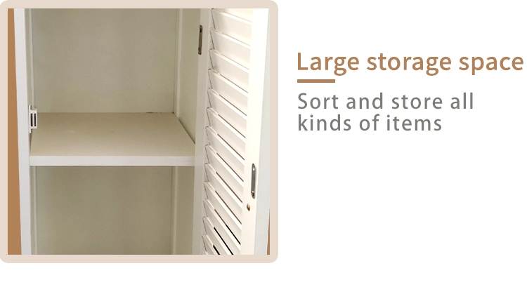 Shoes White Minimalist Double-Layer Storage Cabinet, Balcony Storage Shoe Rack