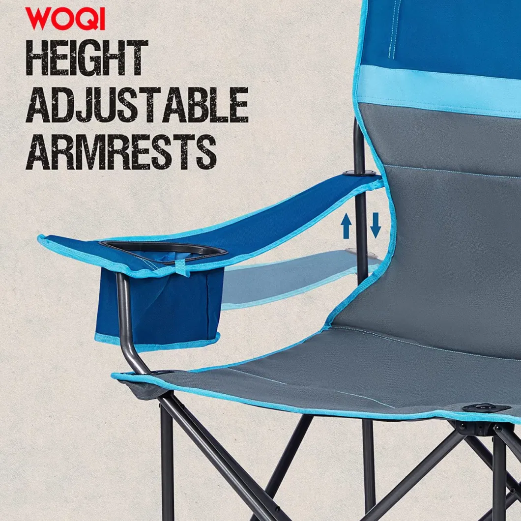 Woqi Outdoor Adjustable Camping Lightweight Folding Double Beach Chair