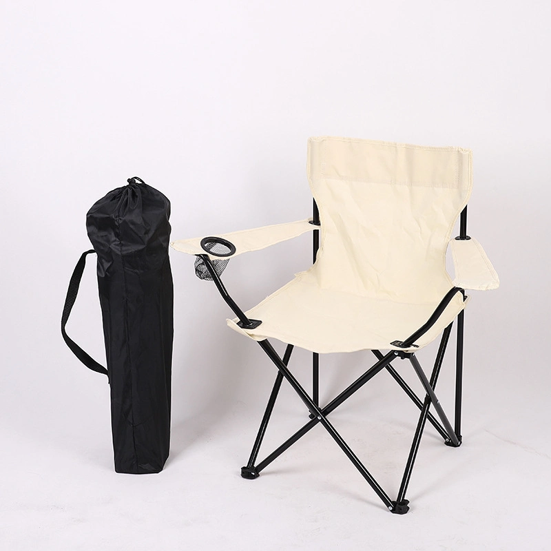 Custom Outdoor Camping Oxford Cloth Comfortable Folding Portable Armchair