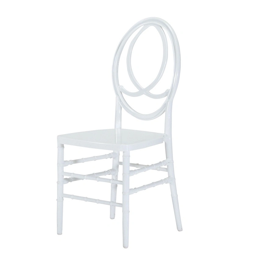 Wholesale Banquet Wedding Indoor Events Round White Plastic Resin Phoenix Chairs