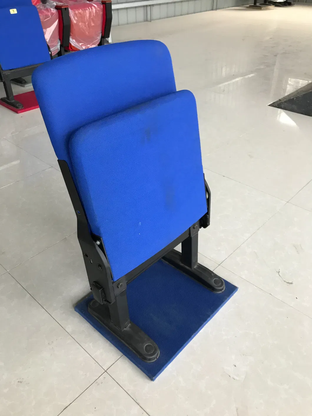 Folding Armchair with Tablet Writing Board for Church Jy-310