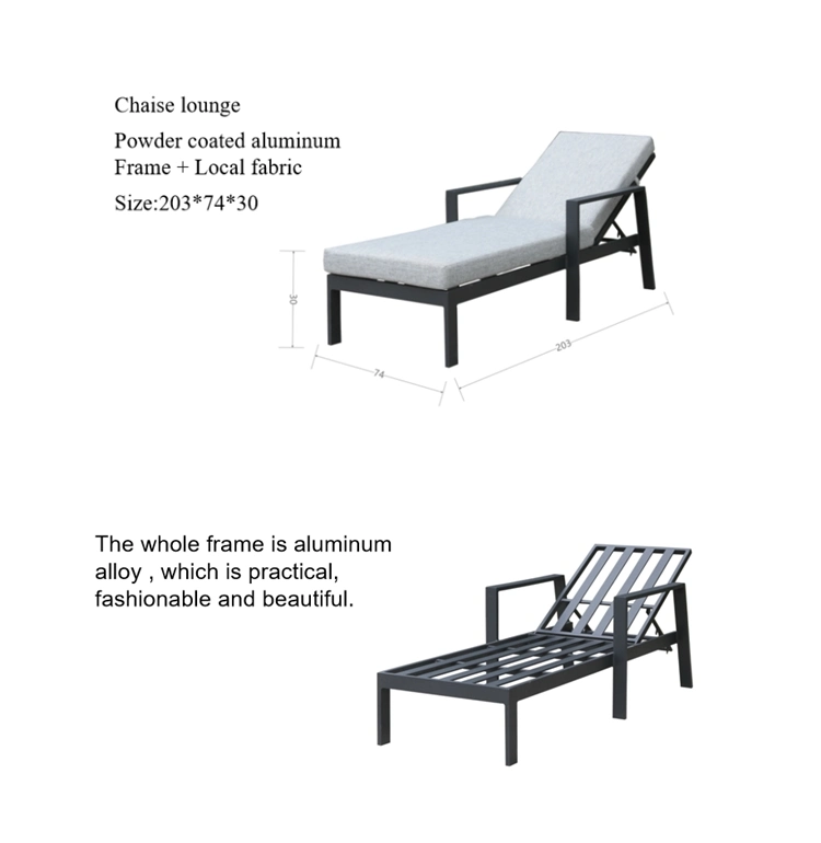 Customized New Outdoor Chaise Lounge Sale in Pool Ledge Lounger