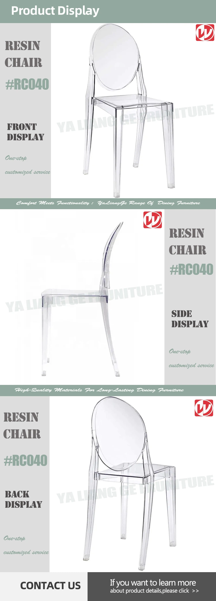 Wedding Ghost Chair Clear PC Resin Ghost Chair Banquet Dining Acrylic Ghost Chair