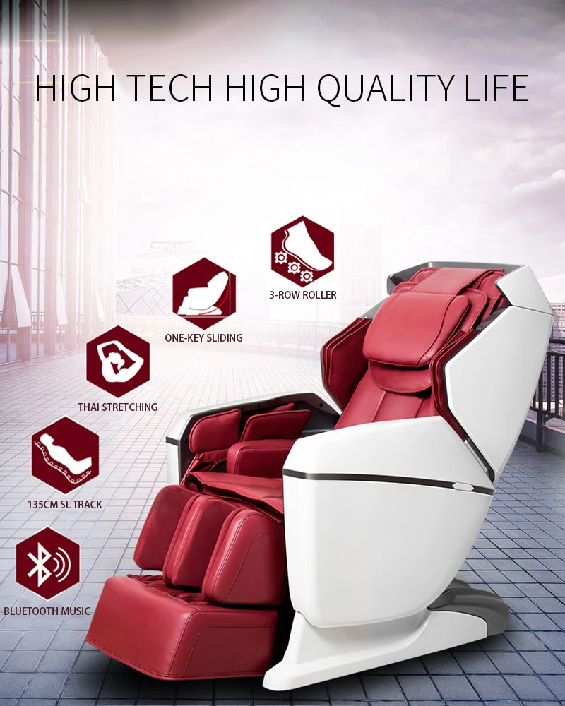 Best Full Body 3D Zero Gravity Massage Chair Capsule Black and White