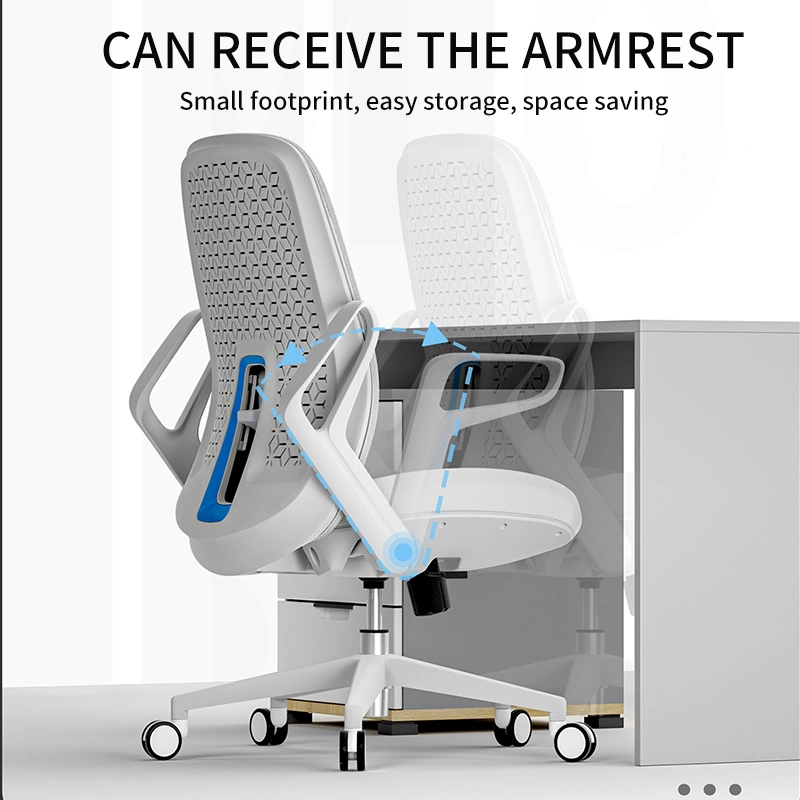 Sample Customization MID Back Executive Modern Ergonomic Office Chairs Mesh Task Office Staff PC Swivel Gaming Adjustable Armrest Office Chair Furniture