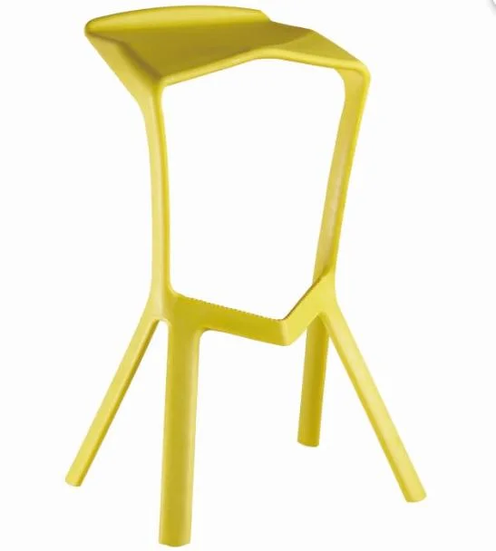 New Design Modern Plastic Bar Chair Bar Stool White Plastic Outdoor Garden Chair