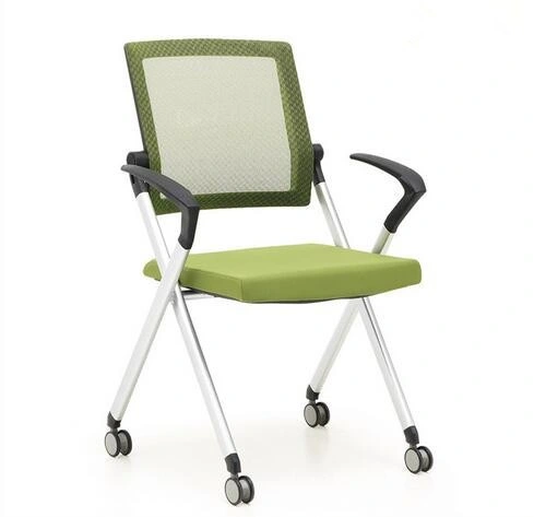 Office Chair with Wheels, Conference Chair with Comfortable Mesh Back Classroom Stackable Folding Chair