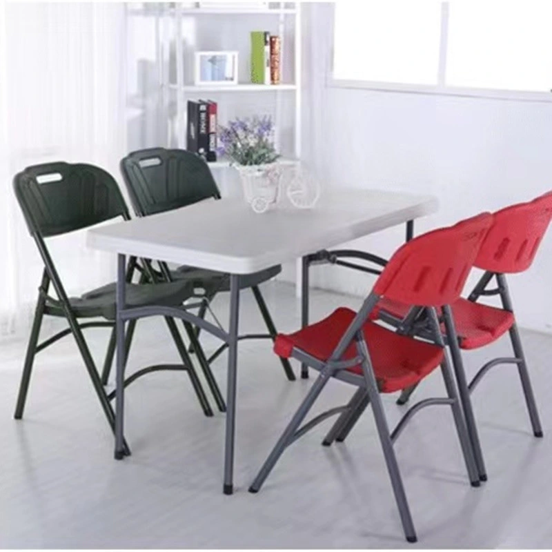 Folding Table Outdoor Portable Rectangular Small Dining Table and Chairs