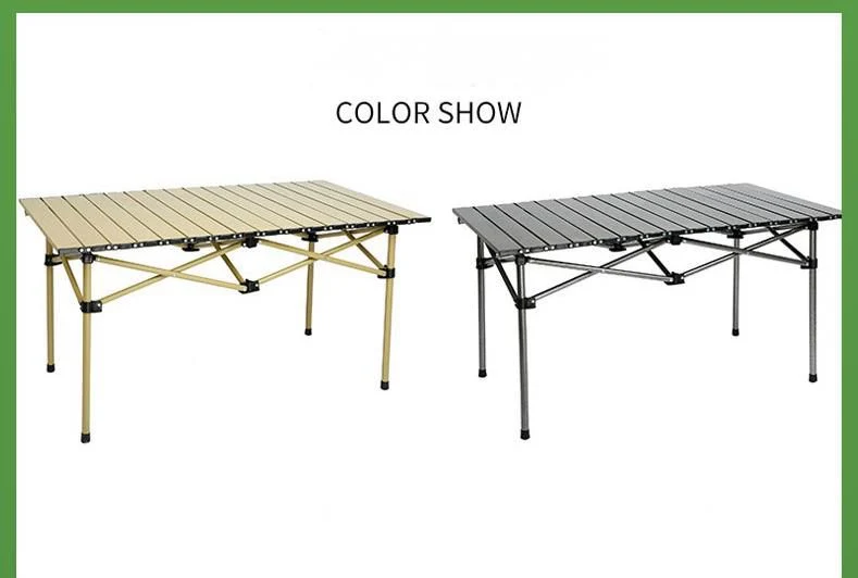 Outdoor Folding Table and Chair Portable Outdoor Floor Table and Chair Camping Picnic Egg Roll Table and Chair Car Folding Table and Chair