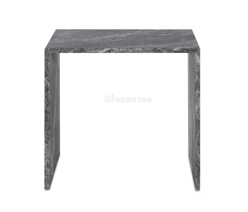 Manufacture Stone Factory Small Side Table Natural Marble Polished Stone Garden Furniture Custom Size Indoor Coffee Table