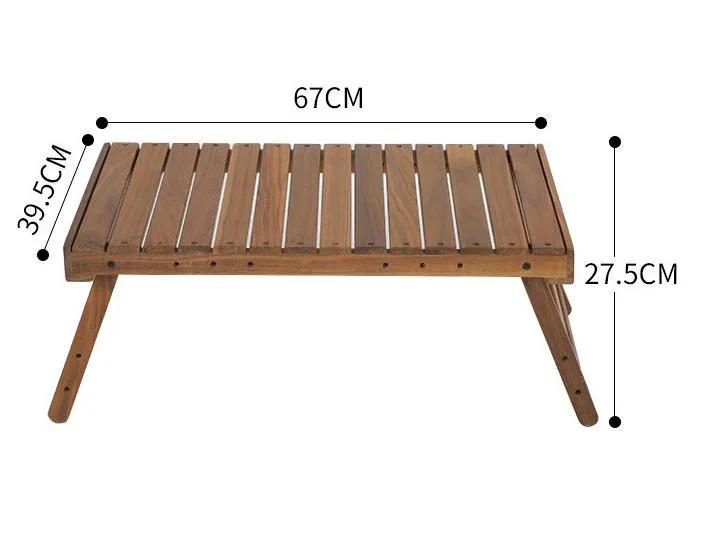 Small Outdoor Table Portable Folding Picnic Table Camping Shelving BBQ Table