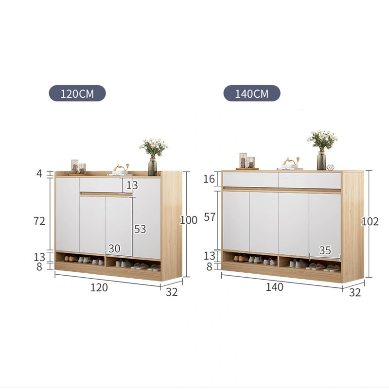 Shoe Cabinet Household Entrance Large Capacity Simple Storage Hall Cabinet Economical Balcony Porch Cabinet Household Entry Shoe Rack