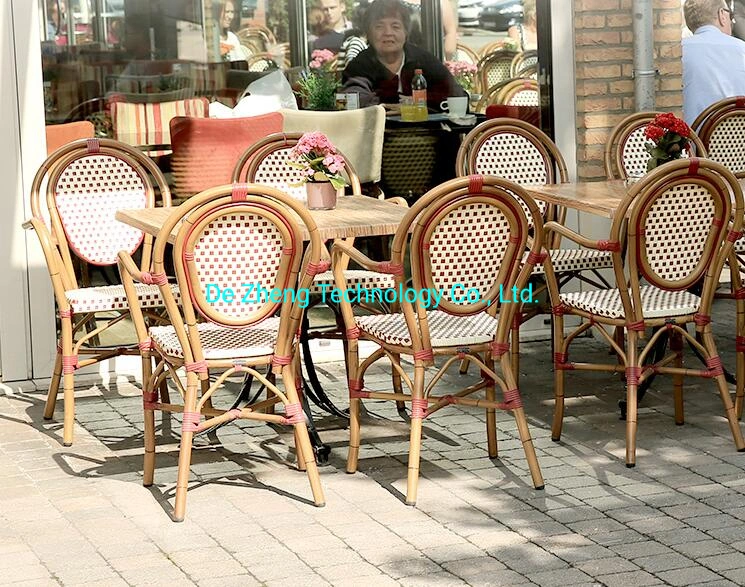 Paris Patio Leisure Sunshine Bistro Style Outdoor Dining Rattan Garden Chair Set