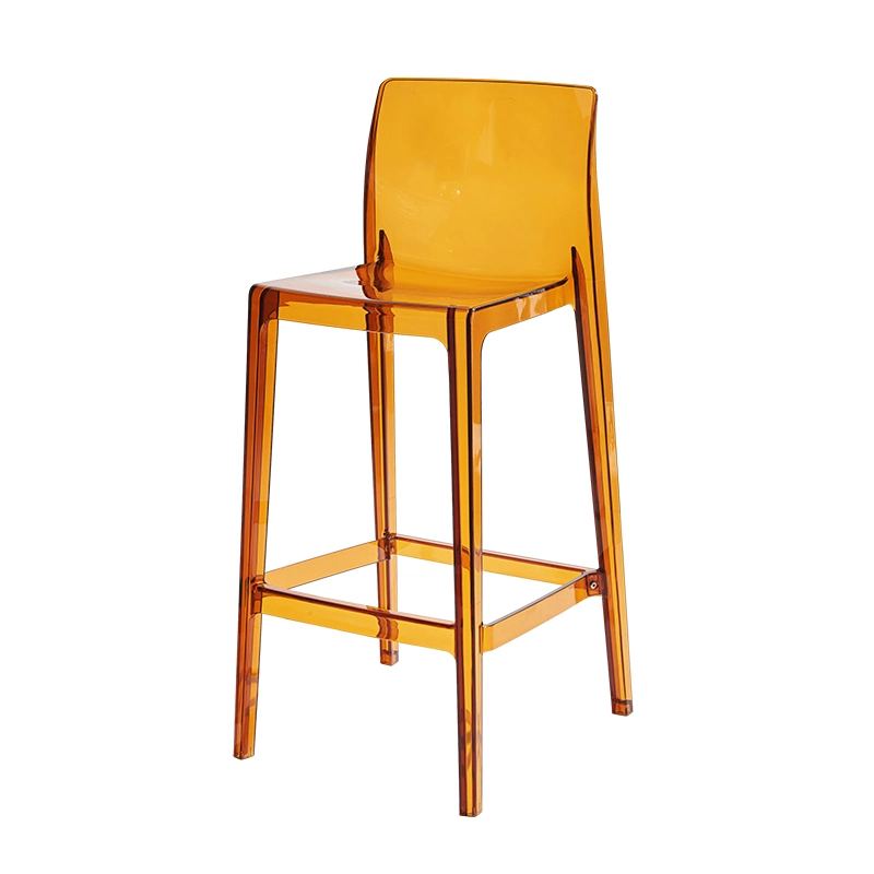 Crystal PC Material Fashionable 75 Height Barstool for House and Commercial