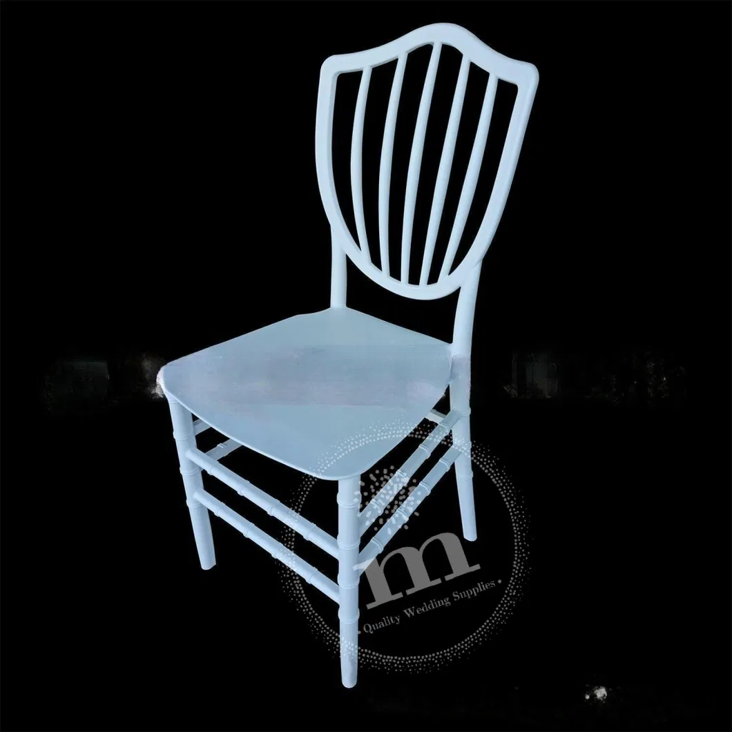 Cheap White Plastic Color Stackable Monobloc Modern Outdoor Chiavari Wedding Party Chair