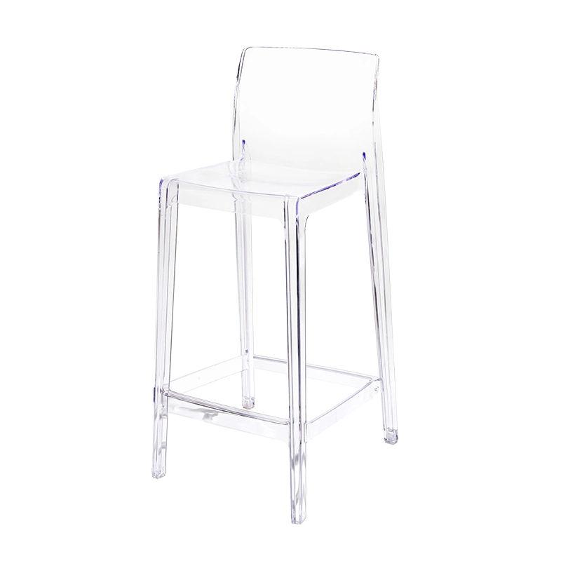 Crystal PC Material Fashionable 75 Height Barstool for House and Commercial