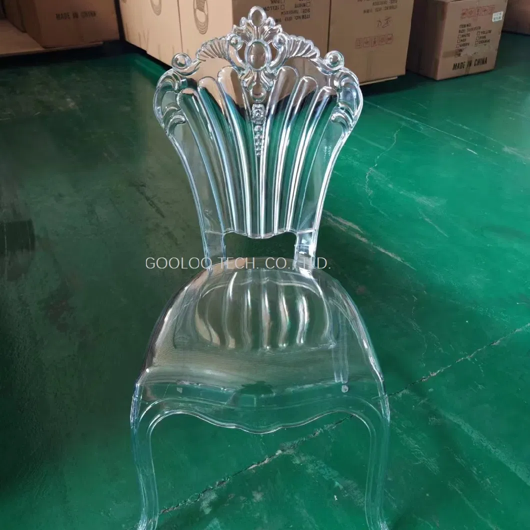 Banquet Acrylic Transparent Wedding Ghost Palace Chairs for Events and Party