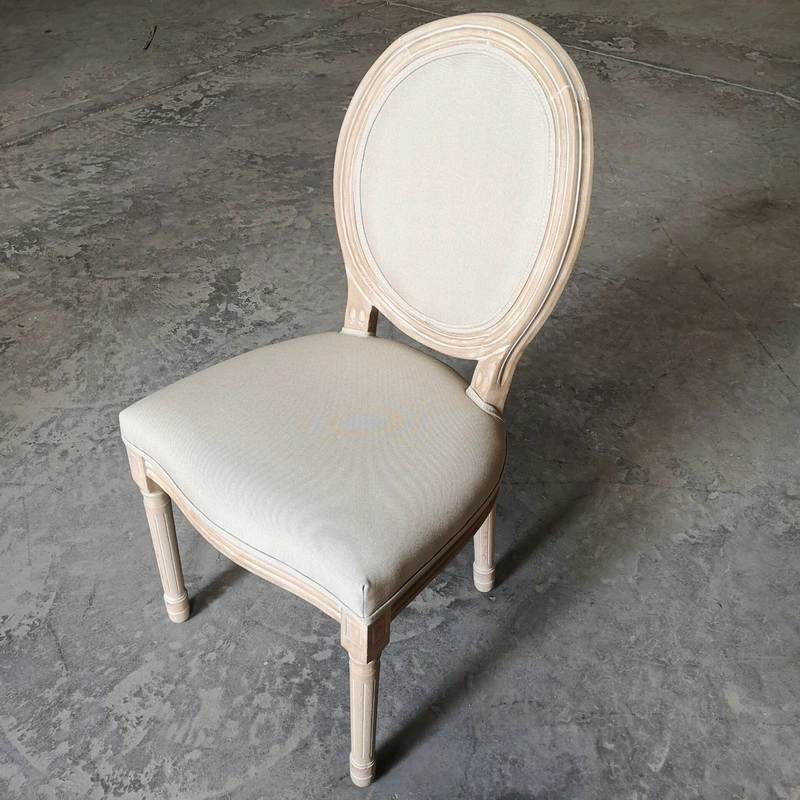 Upholstered Furniture Hotel Round Back Louis Xv Round Cane Back Dining Chair