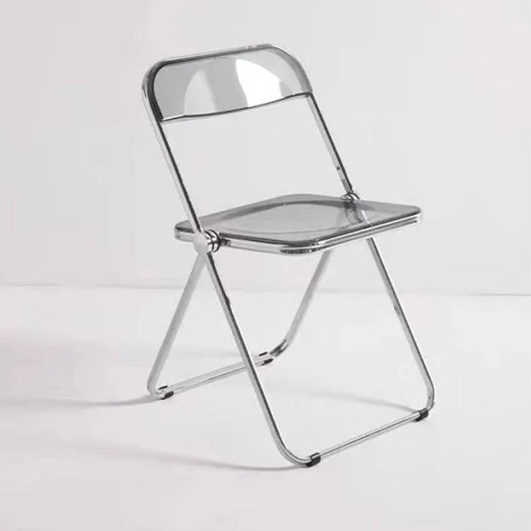 Folding Transparent Modern Dining Chair Plastic Dining Chair