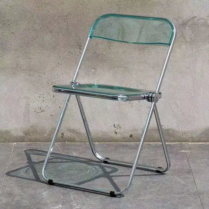 Folding Transparent Modern Dining Chair Plastic Dining Chair