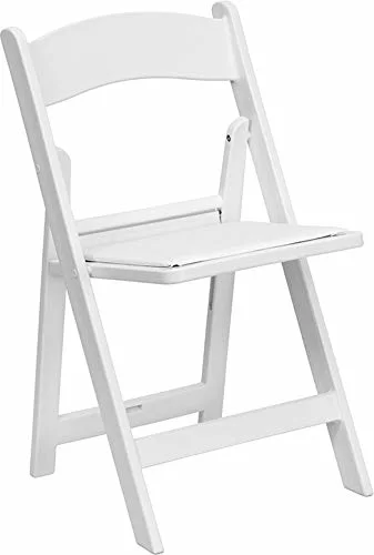 Cheap Price Stackable Tiffany Wedding Event Wimbledon Plastic White Resin Folding Chairs