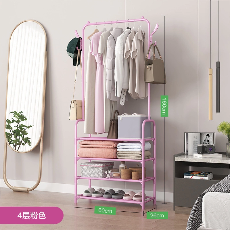 Drying Floor Rack Home Clothes Storage Racks for Shoes Standing Rack