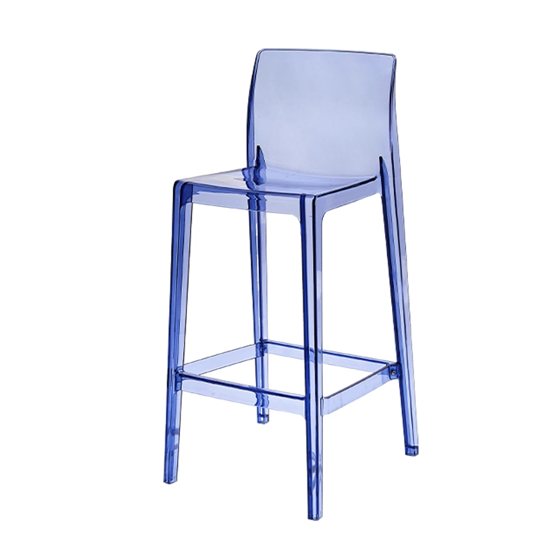 Crystal PC Material Fashionable 75 Height Barstool for House and Commercial