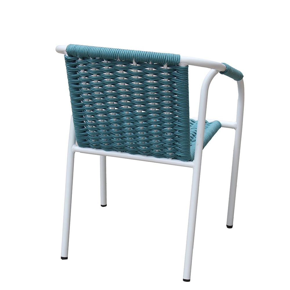 Outdoor Garden Balcony Furniture Casual Portable Metal Dining Chair Wholesale