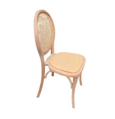 Restaurant Furniture Vintage Rattan Cane Back Louis Dining Chair