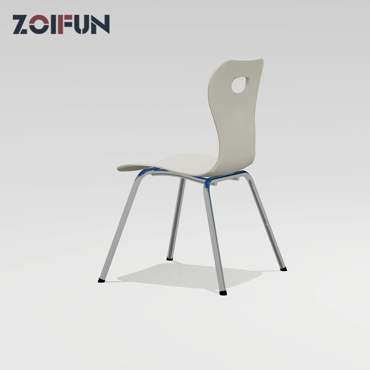 Simple Dining Stackable Plastic Chair PP Office Training Chair Meeting Room Chair Without Arm