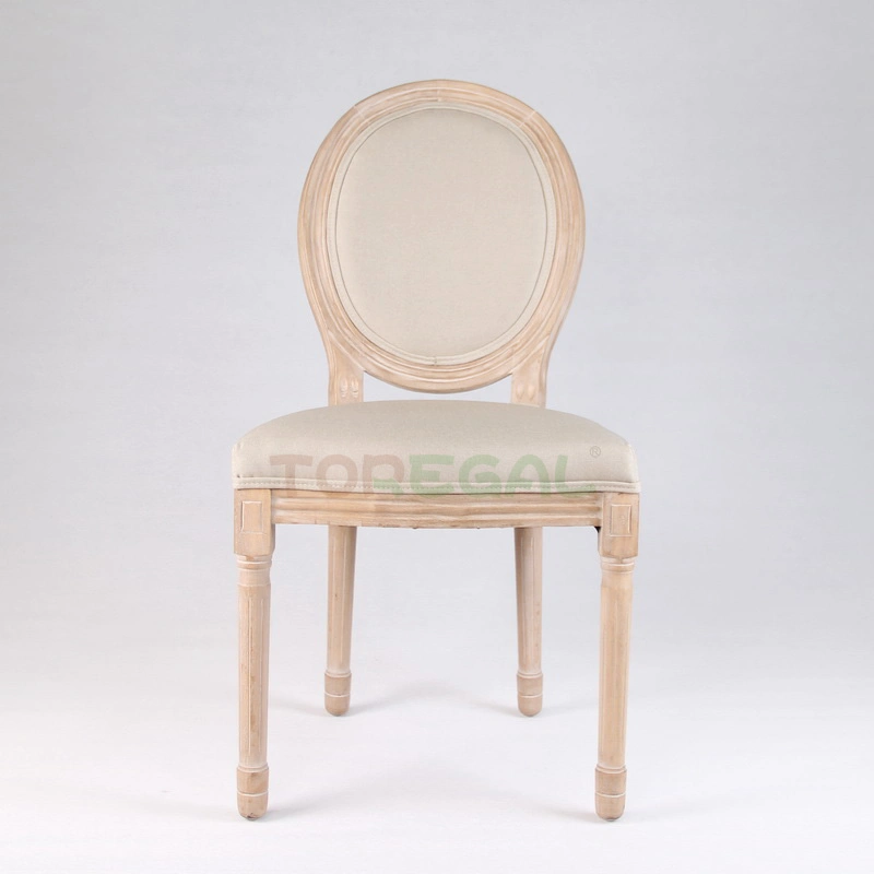 Upholstered Furniture Hotel Round Back Louis Xv Round Cane Back Dining Chair