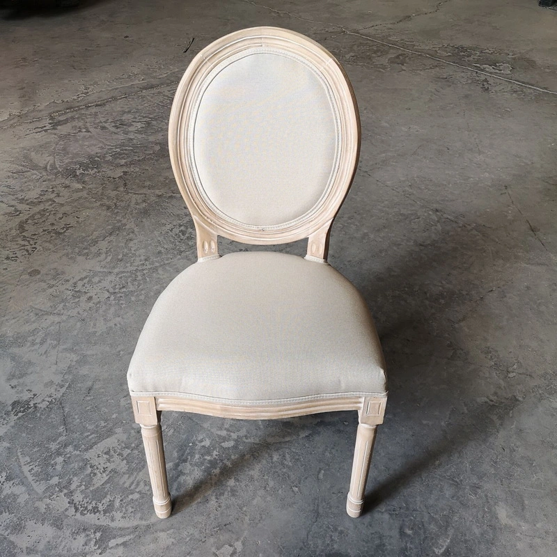 Upholstered Furniture Hotel Round Back Louis Xv Round Cane Back Dining Chair