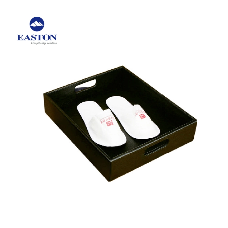 Hotel Classic Popular PU Leather Shoe Storage