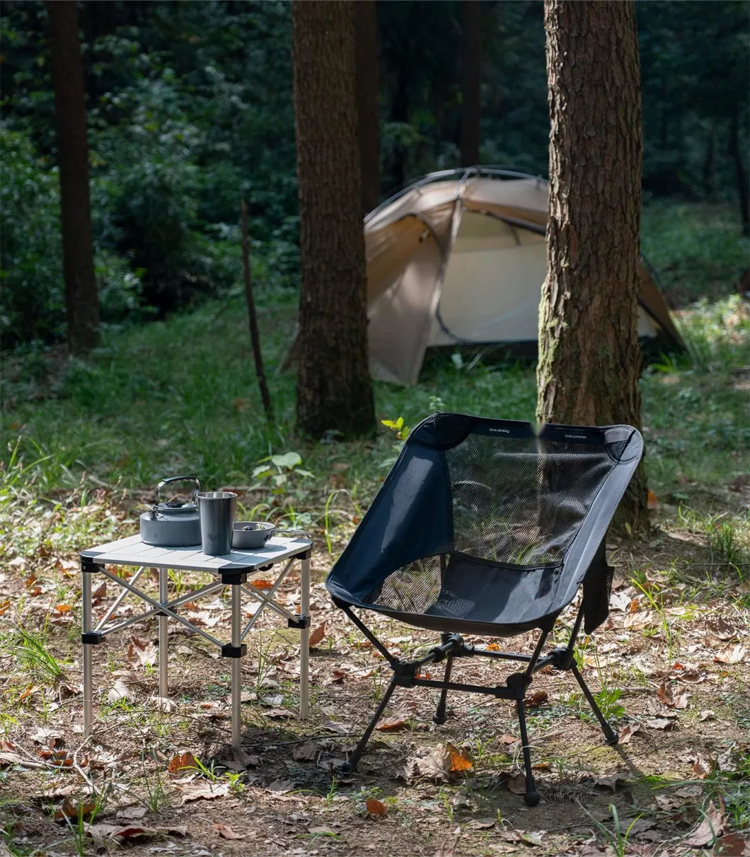 Anti-Sinking Large Feet Ultralight Compact Camping Folding Beach Chair