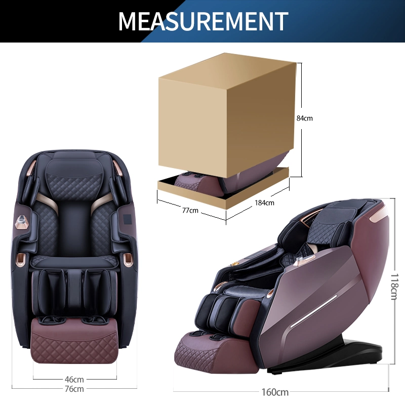 Massage Best Selling Full Body Airbags Message Chair Ai Voice Control Portable Massage Chair 4D