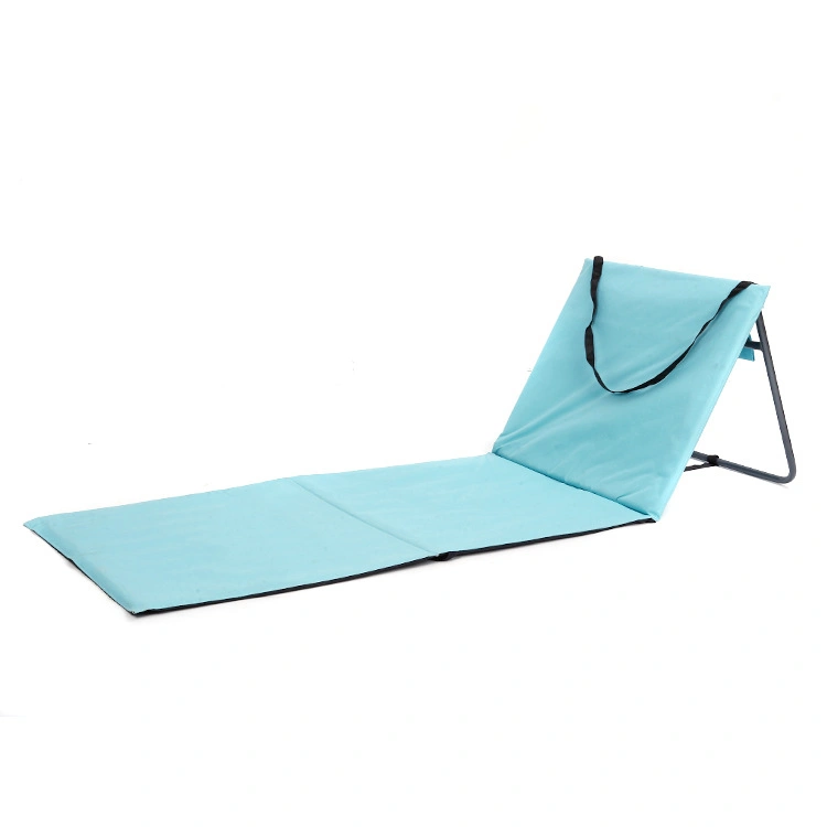 Modern Style Comfort Relax Foldable Camping Reclining Beach Mat Sand Chairs