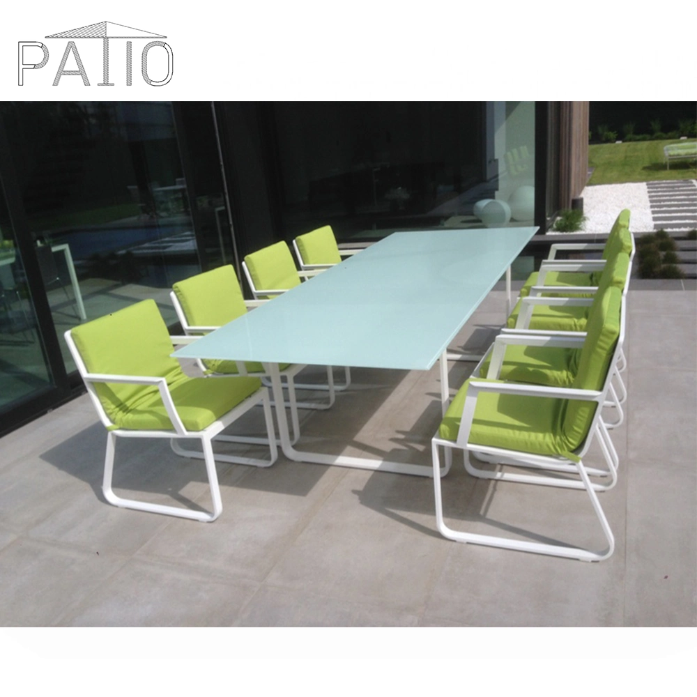 Chinese Wholesale Modern High Quality Outdoor Home Garden Patio Furniture Hot Sale Aluminium Frame Table and Chair