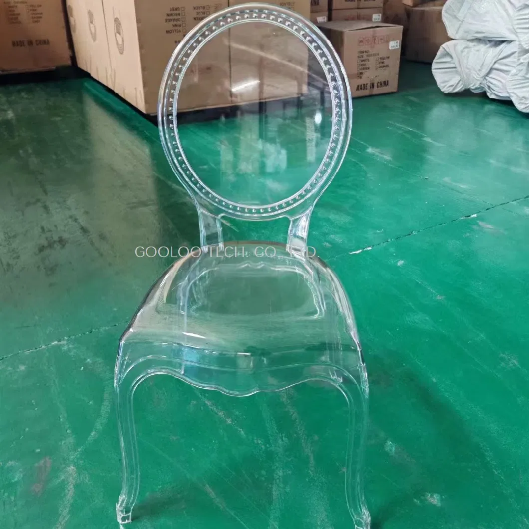 Banquet Acrylic Transparent Wedding Ghost Palace Chairs for Events and Party