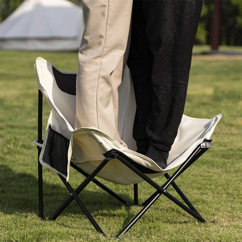 Outdoor Portable Folding Recliner Back Chair Leisure Chair