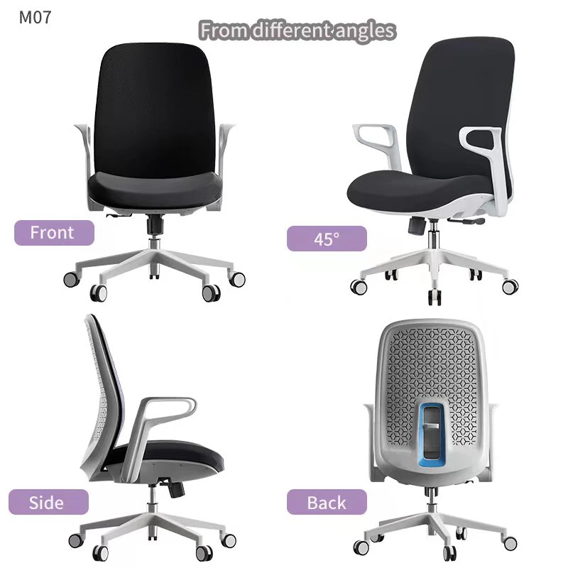 Sample Customization MID Back Executive Modern Ergonomic Office Chairs Mesh Task Office Staff PC Swivel Gaming Adjustable Armrest Office Chair Furniture