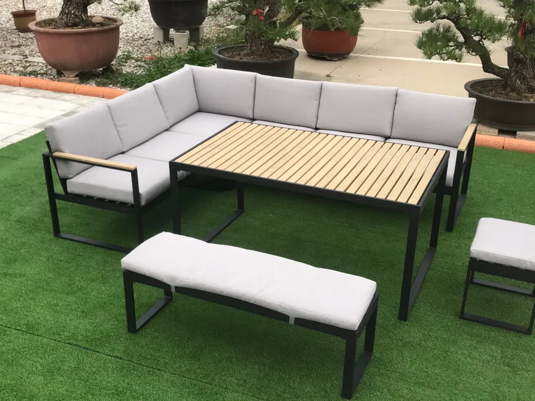 Outdoor Sofa Set Cast Aluminum Leisure Love Sofa Seat Garden Sofa Sets