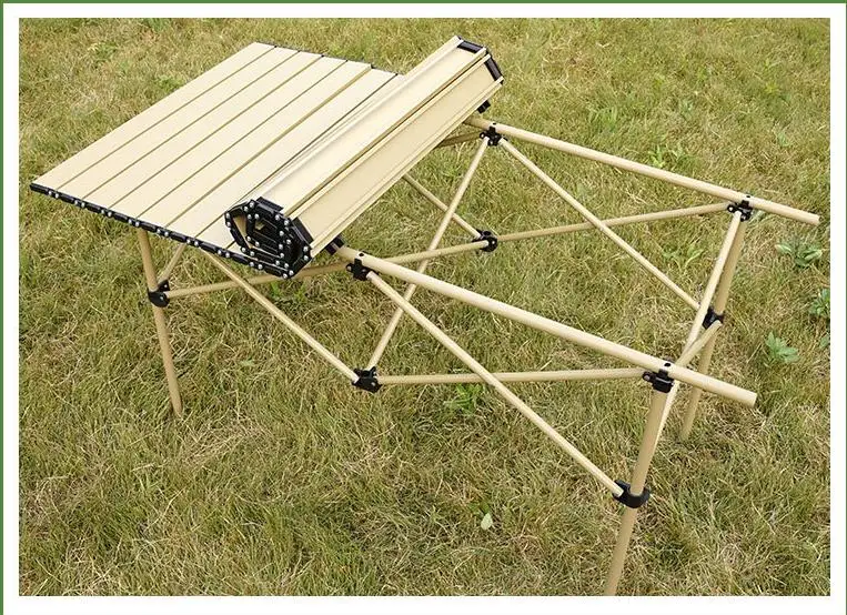 Outdoor Folding Table and Chair Portable Outdoor Floor Table and Chair Camping Picnic Egg Roll Table and Chair Car Folding Table and Chair